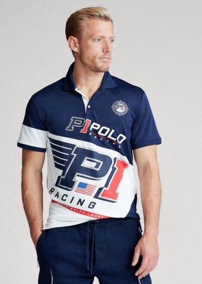 Men's Polo Ralph Lauren Classic Fit Tech Piqué Polos | 287319ZVA